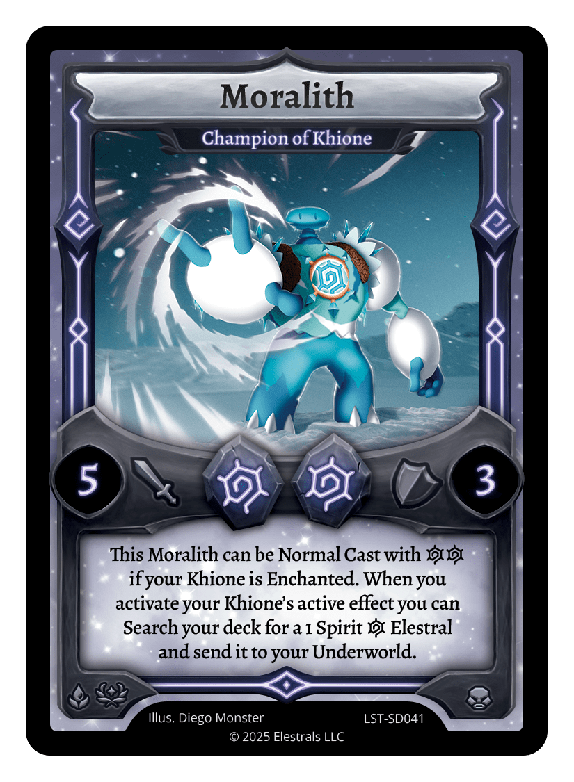 Moralith - Champion of Khione - LST-SD041